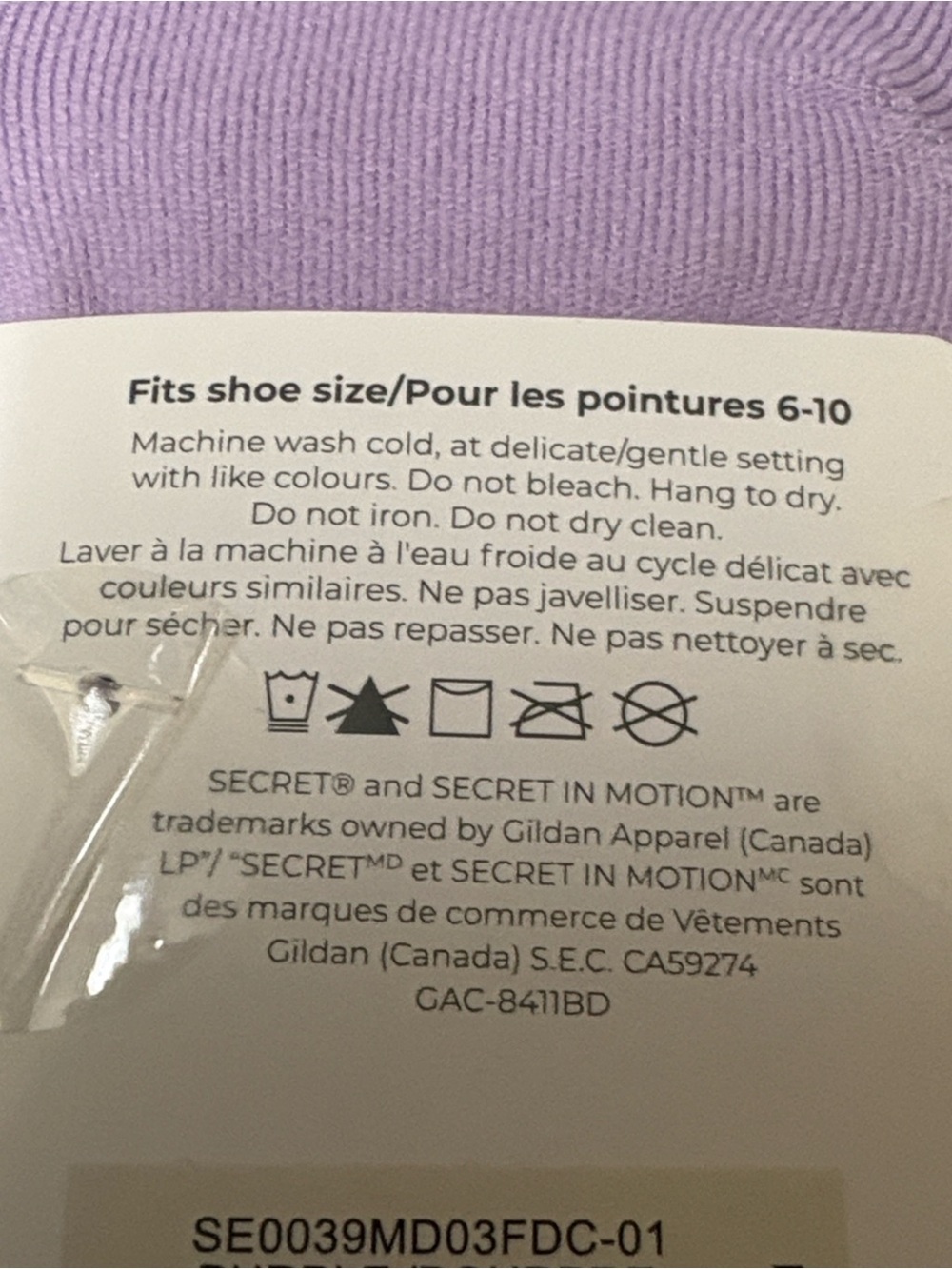 Secret in Motion, active of collection set of 3 socks size 6-10 women BRAND NEW - Picture 5 of 5